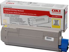 Oki Toner gelb C5850 C5950 MC560